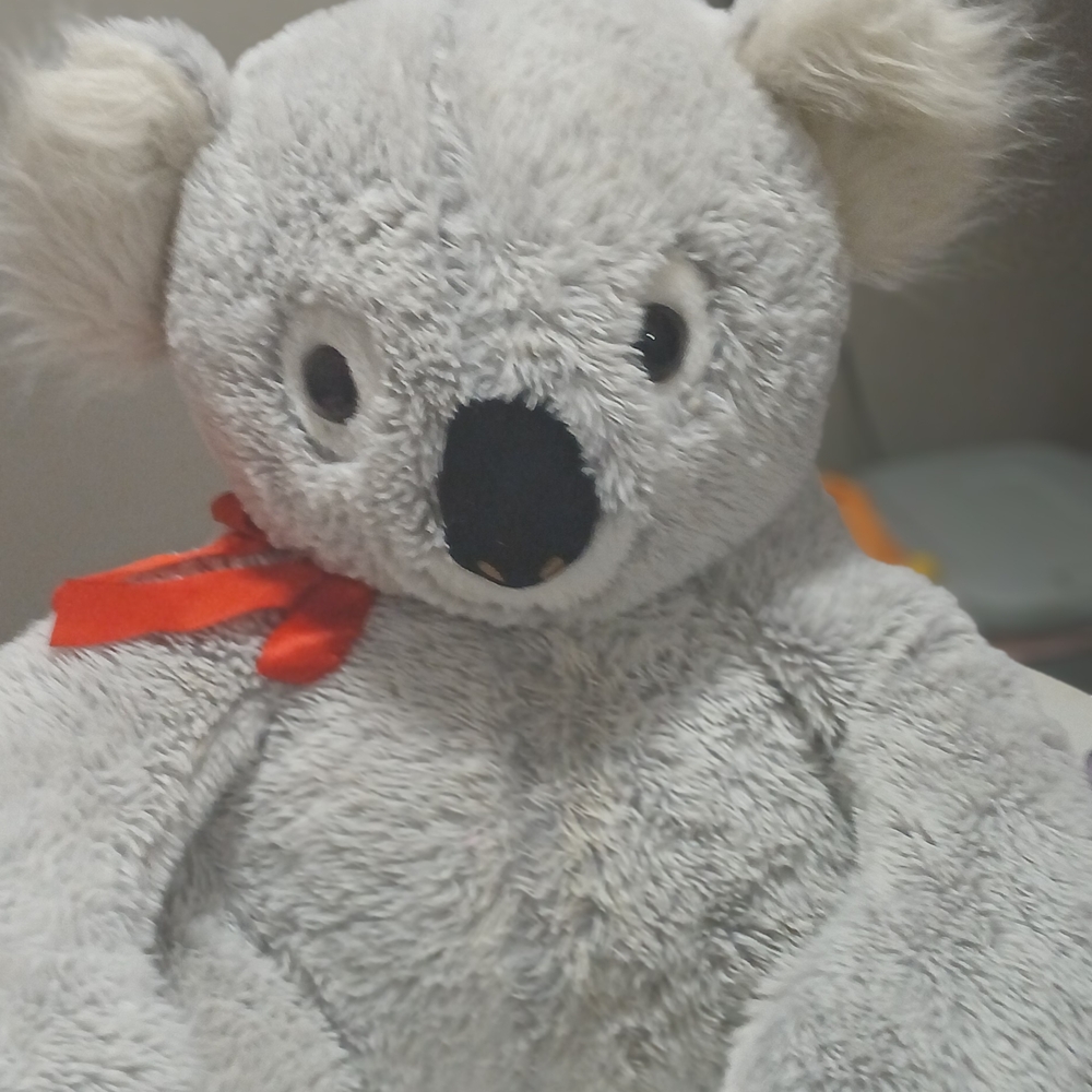 Plush Koala Bear Toy with Red Bow XL